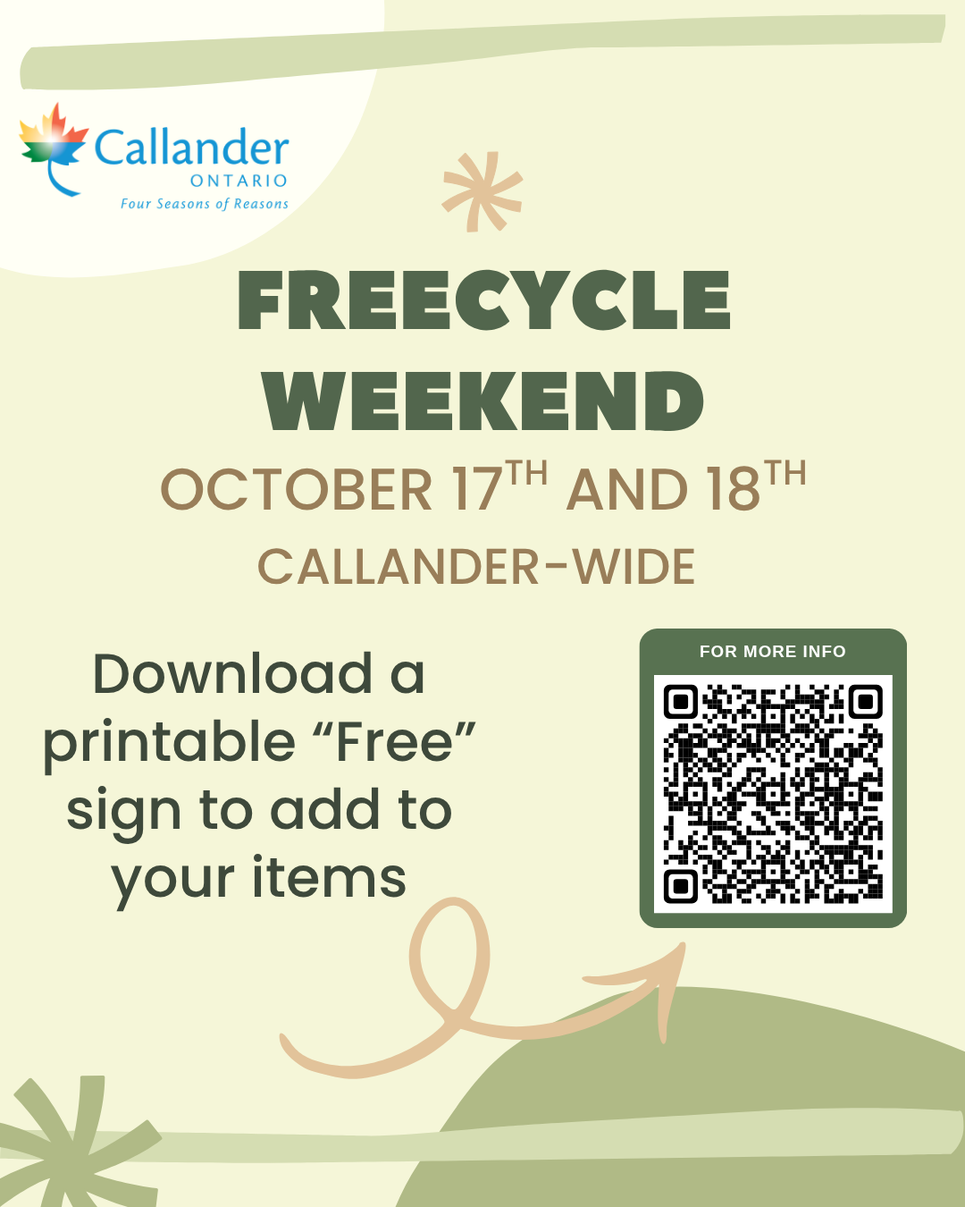 FreeCycle Weekend Takes Place October 17 and 18
